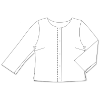 PDF型紙 2Burshan Naomi後継版、ボレロ PDF型紙 2Burshan Naomi後継版、ボレロ