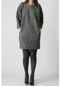 縫い代付き印刷済み型紙   バレルライン、ドルマンカットソーワンピ　8Ringo～リンゴ