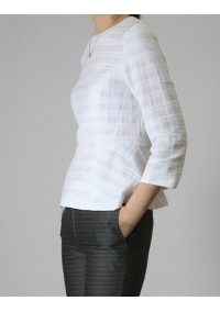 縫い代付き印刷済み型紙　6mikaMia ミカミア/ ぺプラムブラウス