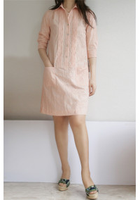 PDF型紙  プラケットシャツワンピース Luna~ルナ　