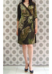 縫い代付き印刷済み型紙 カシュクールジャージーワンピース オプション袖付き Mamiacchi~マミアッチ 縫い代付き印刷済み型紙 カシュクールジャージーワンピース オプション袖付き Mamiacchi~マミアッチ