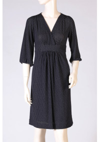 縫い代付き印刷済み型紙　ジャージーカシュクールワンピース Mimi～ミミ