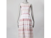 縫い代付き印刷済み型紙  8Sisbon ノースリーブミディ丈タックドレス
