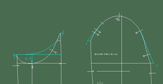 裏袖型紙の作り方-1