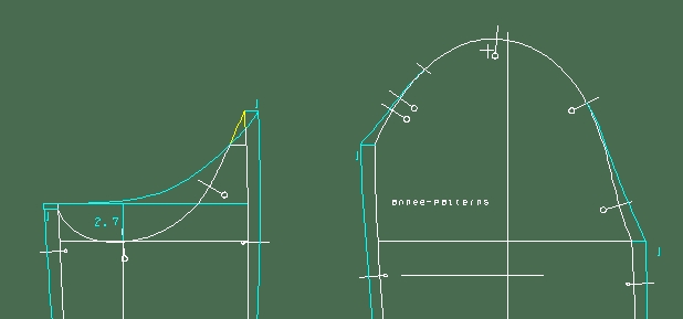 裏袖型紙の作り方-2