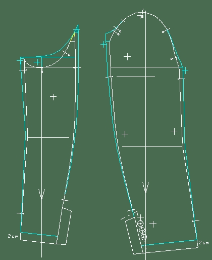 裏袖型紙の作り方-3