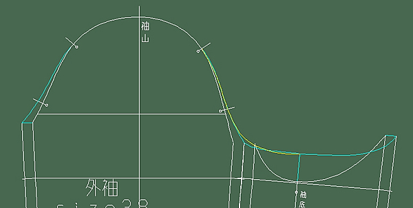 裏袖型紙の作り方-4