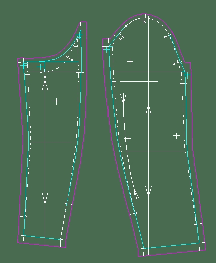 裏袖型紙の作り方-5