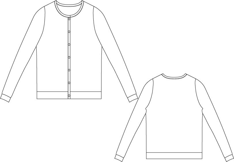 7Harlow ハーロー/ クルーネックカーディガン