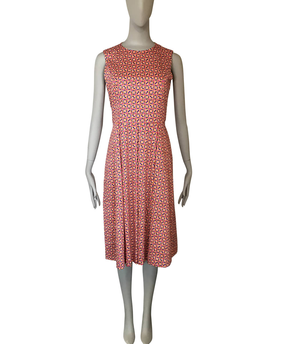 型紙 8Domina ウエスト切替タックワンピース