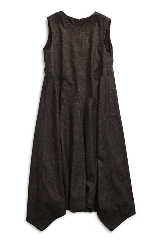 8Orica イレギュラーヘム バイアス切り替えワンピース 型紙通販 立体裁断