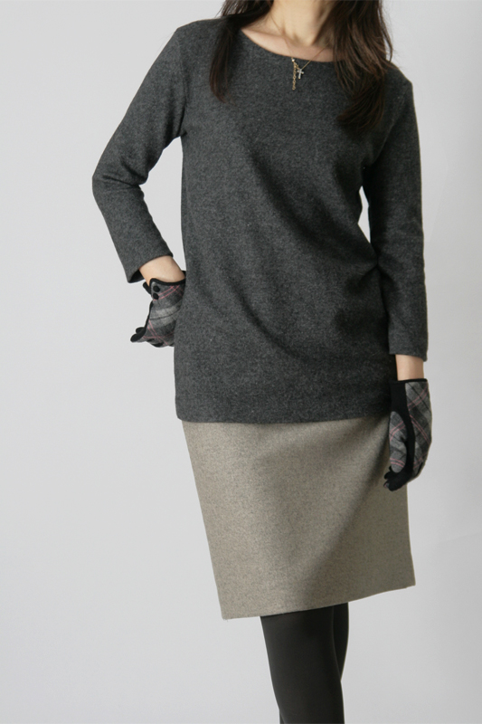 型紙通販 PDF型紙 中厚地用カットソーセーター 7Gigi~ジジ