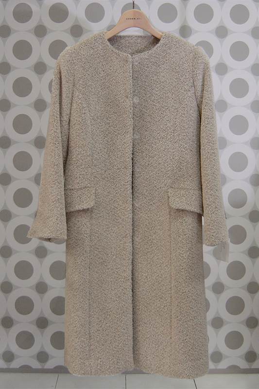 型紙通販、衿なしベルテッドコート Jacky~ジャッキー