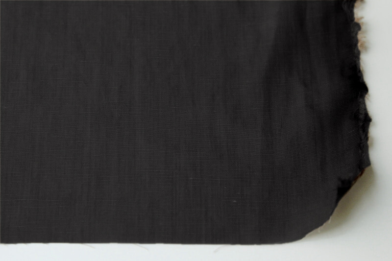 レーヨンコットンリネン 黒 ワンピース向け生地 50cm単位カット販売