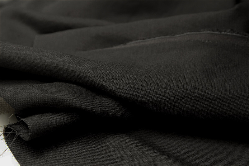 リネンヴィスコース 黒 50cm単位カット販売