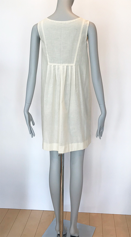 8Bridget ボックスプリーツ半袖付きワンピース 型紙通販 立体裁断