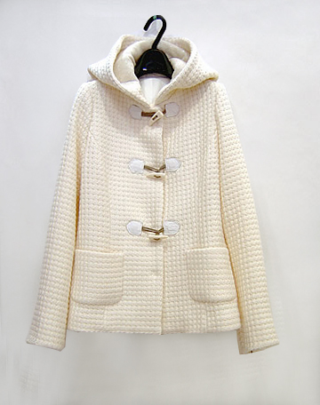 型紙通販、フーデッドショートコート 279Long