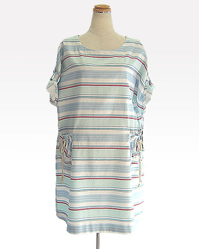 型紙通販、ドルマンスリーブミニワンピース