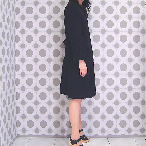 型紙通販、衿なしベルテッドコート Jacky~ジャッキー