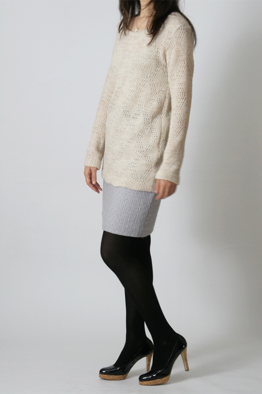 型紙通販 PDF型紙 中厚地用カットソーセーター 7Gigi~ジジ