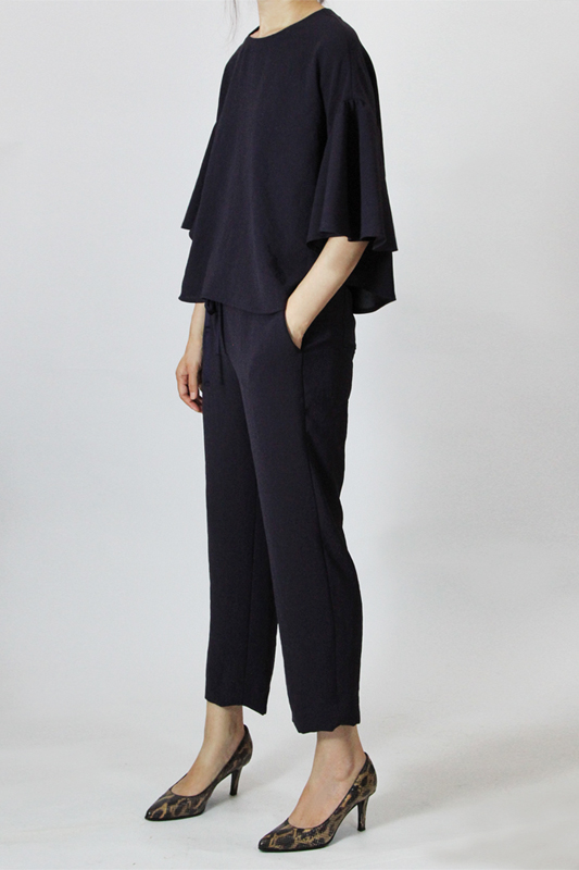 4Laime ウエストゴム　細口パンツ　型紙通販　立体裁断