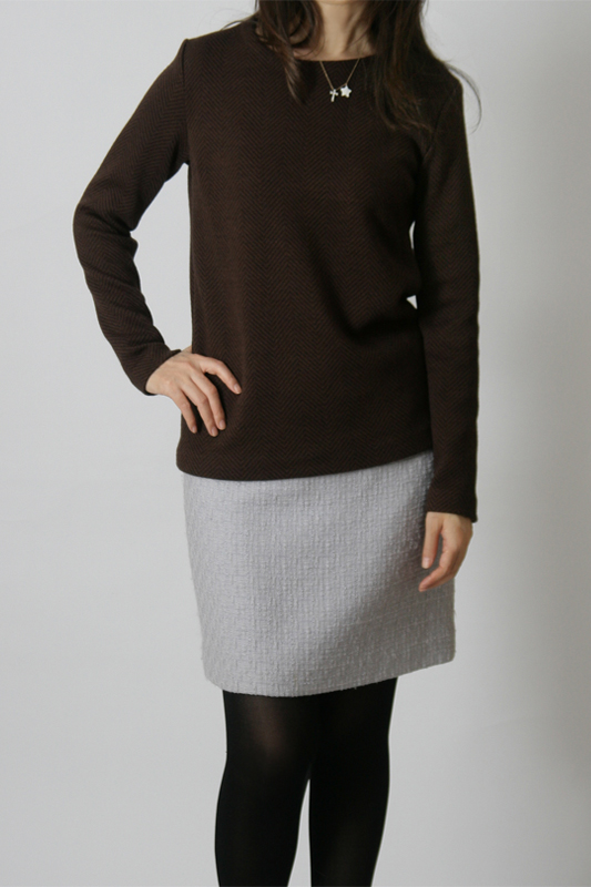 型紙通販 PDF型紙 中厚地用カットソーセーター 7Gigi~ジジ