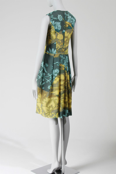 洋裁用型紙通販　PDF型紙　立体裁断　 アルディ　ノースリーブ、イレギュラータックスカートワンピース