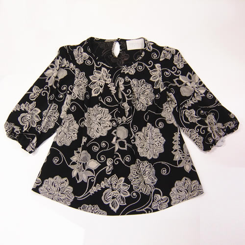 型紙通販  衿ぐりタックプルオーバー 735