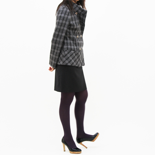 型紙通販、ハイネックダブルブレストジャケット