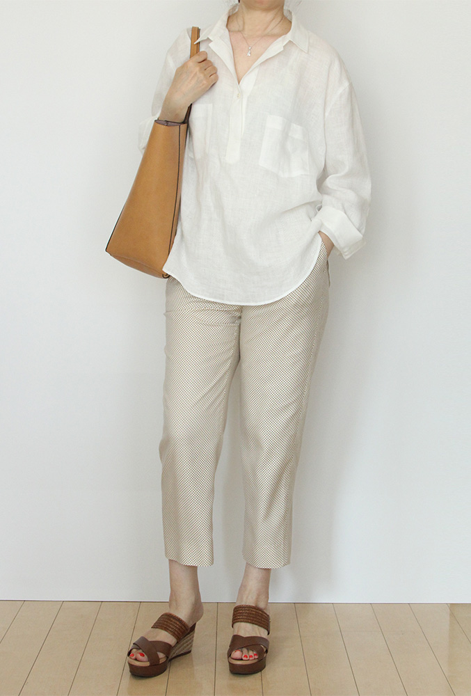 型紙 パターン ドロップショルダー スキッパー