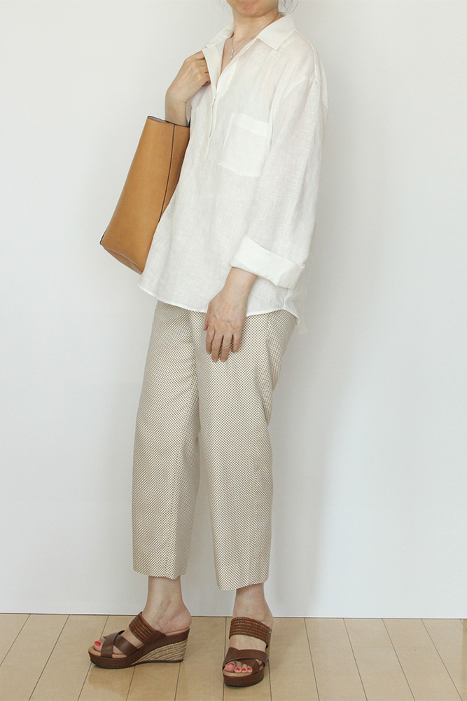 型紙 パターン ドロップショルダー スキッパー