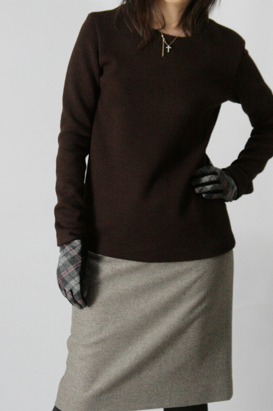 型紙通販 PDF型紙 中厚地用カットソーセーター 7Gigi~ジジ