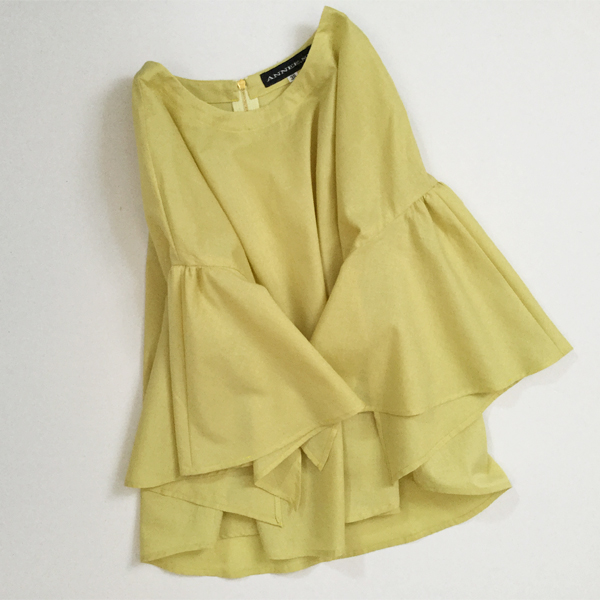 型紙通販  立体裁断 6Shona フレアースリーブブラウス