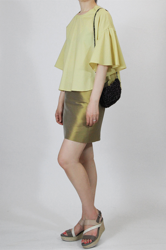 型紙通販  立体裁断 6Shona フレアースリーブブラウス