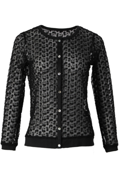 型紙　7Harlow ハーロー/ クルーネックカーディガン