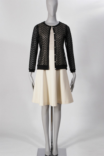 型紙　7Harlow ハーロー/ クルーネックカーディガン