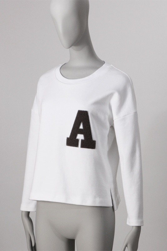 洋裁用型紙通販　型紙通販　7Jamie ドロップショルダークルーネックトレーナ​ー　立体裁断