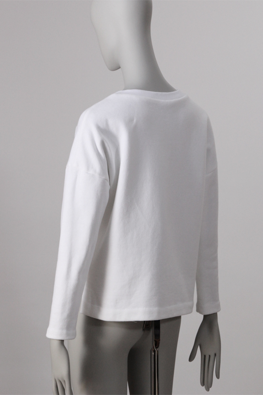 洋裁用型紙通販　型紙通販　7Jamie ドロップショルダークルーネックトレーナ​ー　立体裁断