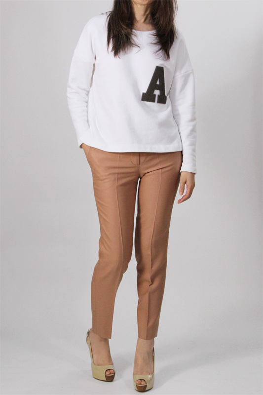 洋裁用型紙通販　型紙通販　7Jamie ドロップショルダークルーネックトレーナ​ー　立体裁断