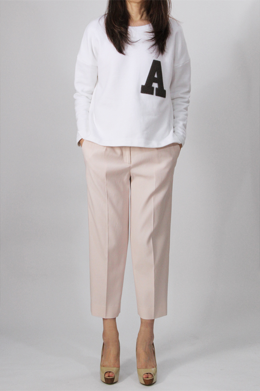 洋裁用型紙通販　型紙通販　7Jamie ドロップショルダークルーネックトレーナ​ー　立体裁断