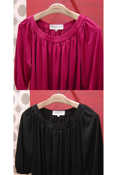 ギャザーカットソー型紙