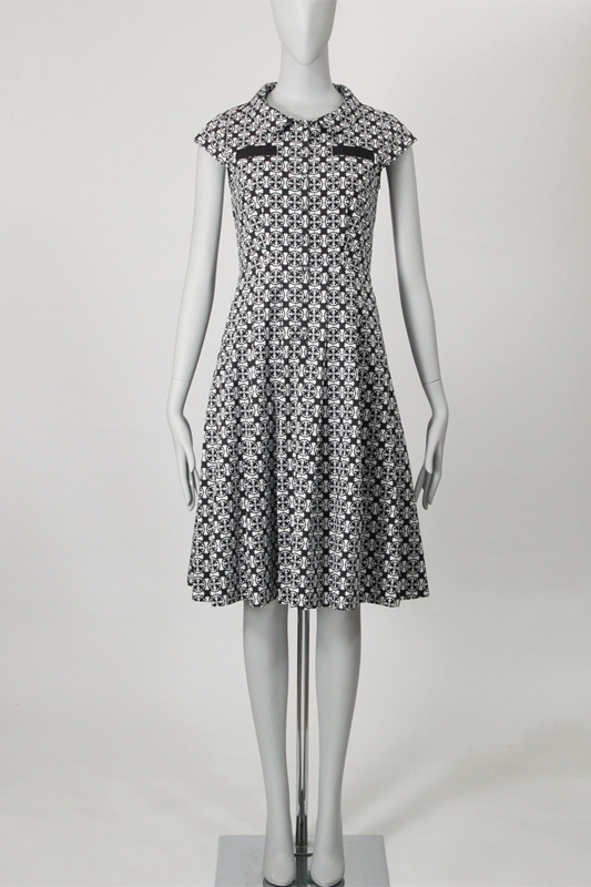 8Argo フラットカラー、タックスカートシャツワンピース 型紙通販 立体裁断