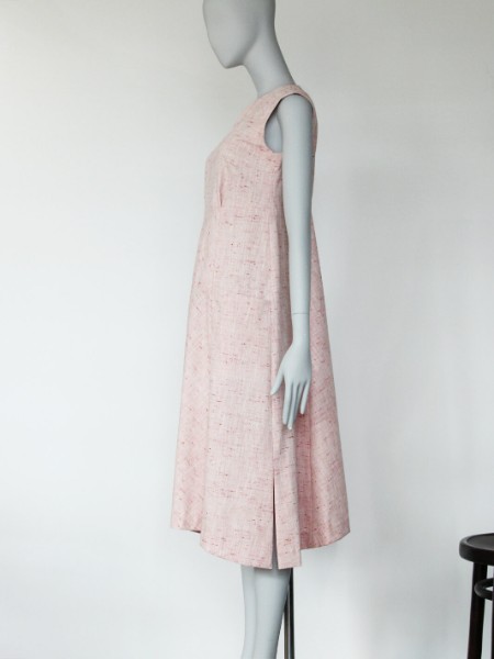 8Balletta_en 切り替えポケット付きフレアーワンピース 型紙通販 立体裁断