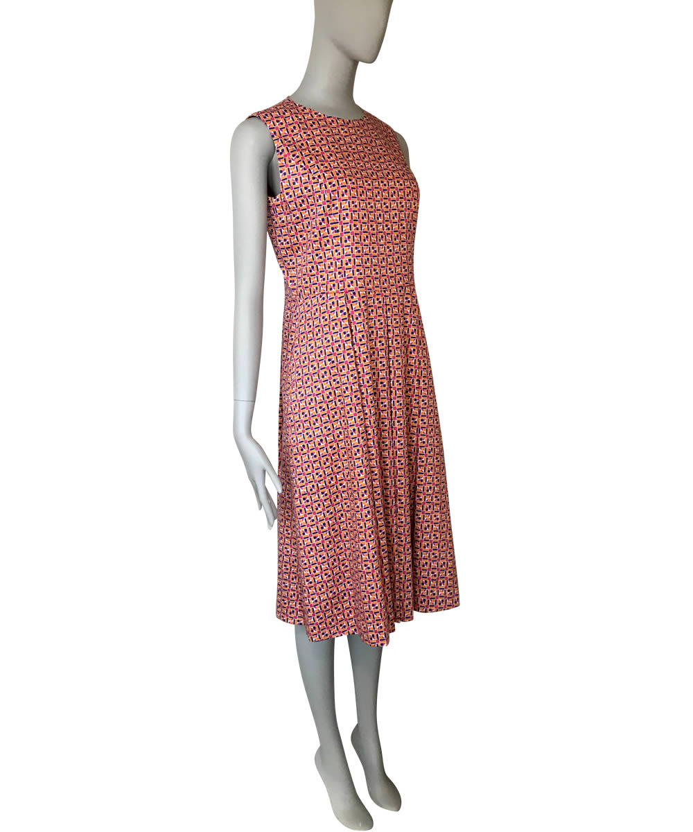 型紙 8Domina ウエスト切替タックワンピース