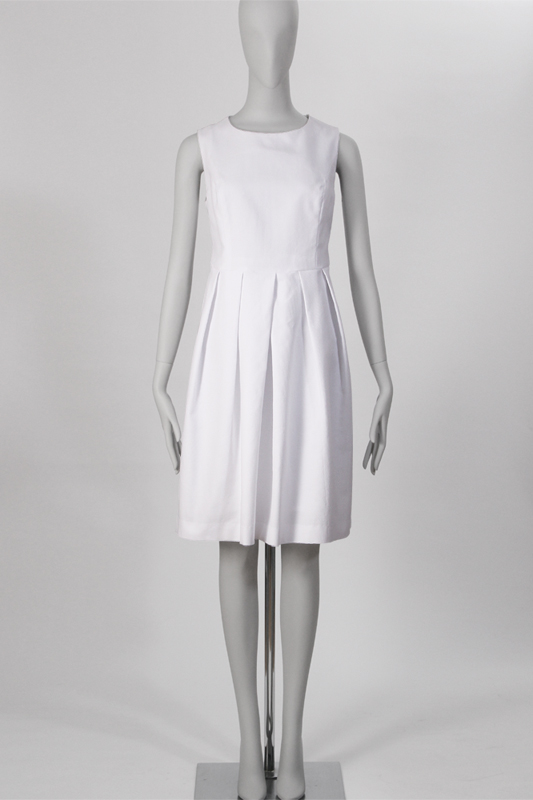 洋裁用型紙通販　PDF型紙　立体裁断　 アルディ　ノースリーブ、イレギュラータックスカートワンピース