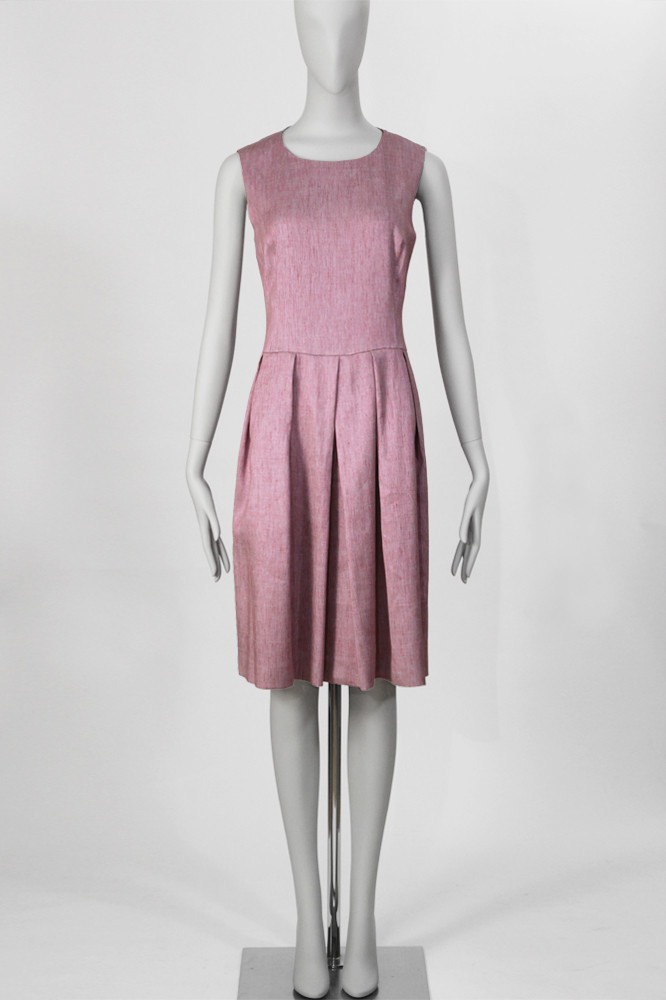 洋裁用型紙通販　PDF型紙　立体裁断　 アルディ　ノースリーブ、イレギュラータックスカートワンピース