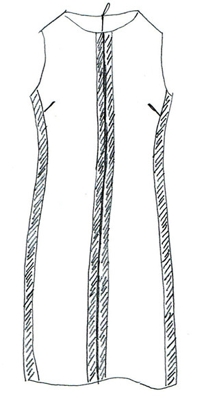 8LeGrooth ル・グルース　ノースリーブシフトワンピース　型紙通販