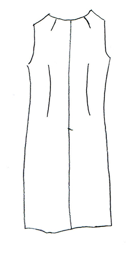 8LeGrooth ル・グルース　ノースリーブシフトワンピース　型紙通販