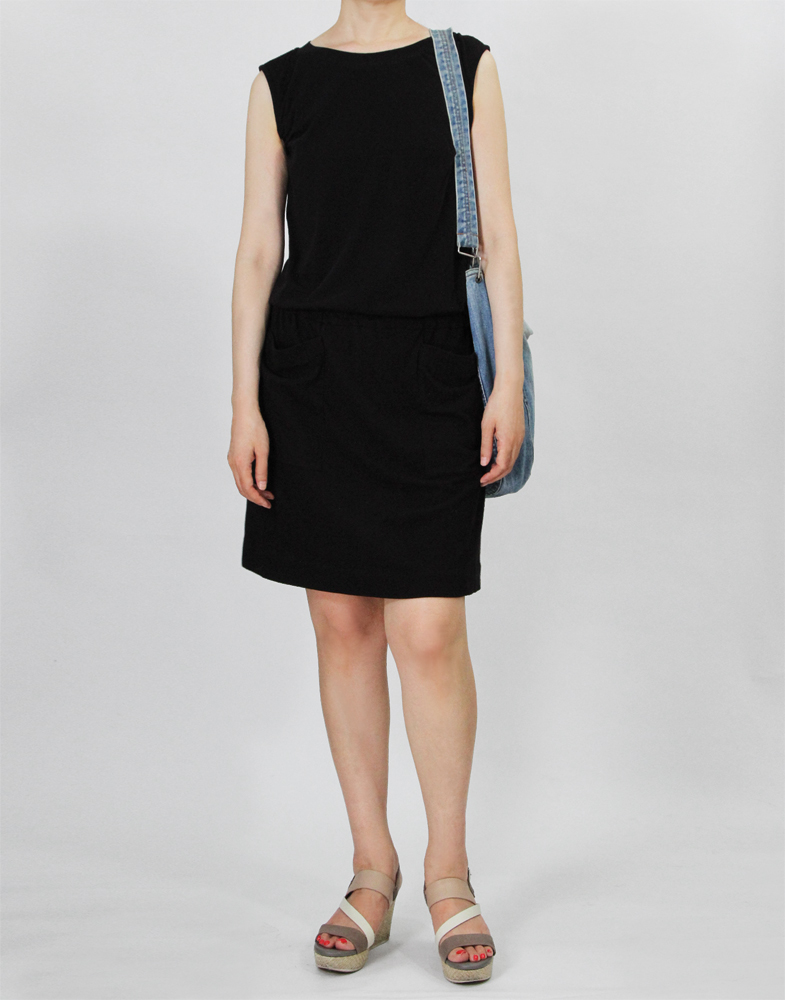 8Lin ウエストゴム、ノースリーブワンピース 型紙通販 立体裁断