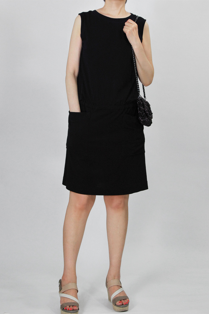 8Lin ウエストゴム、ノースリーブワンピース 型紙通販 立体裁断